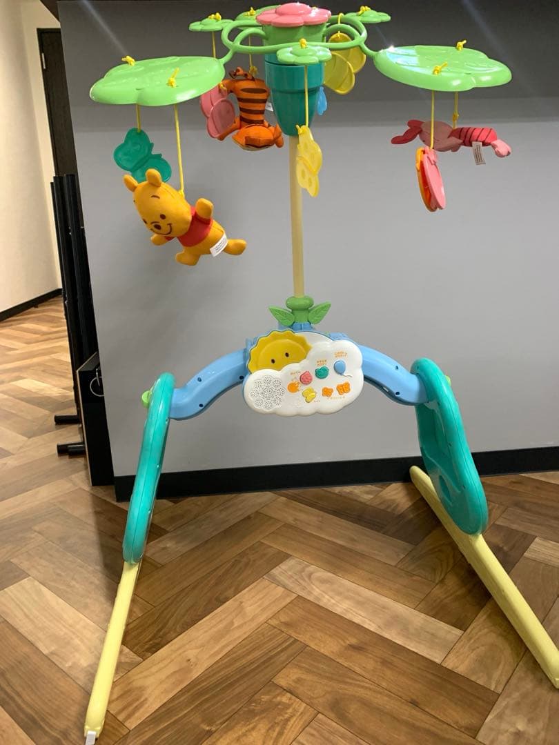 【新品・未使用】プーメリー★プーさん 6WAY ジムにへんしんメリー