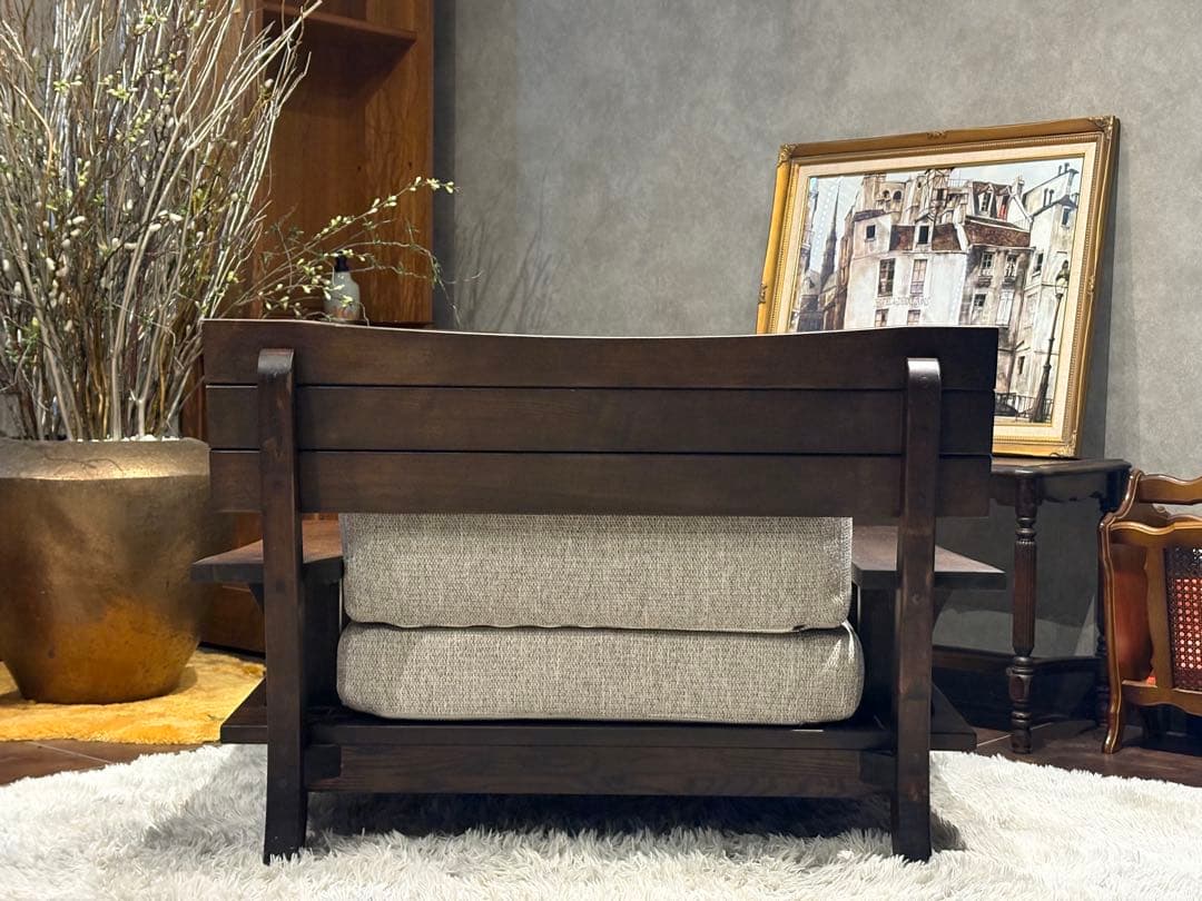 NITORI ニトリ　アカツキ　ラウンジソファ　1人掛ソファ　ビンテージ　SG