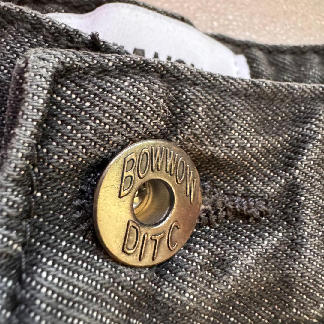 パンツ BOWWOW 30S BLACK DENIM PANTS REPAIRED