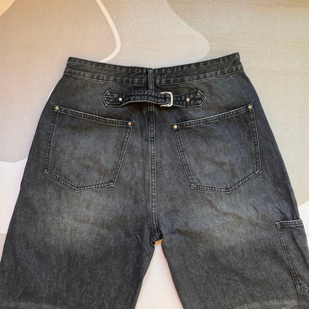 パンツ BOWWOW 30S BLACK DENIM PANTS REPAIRED