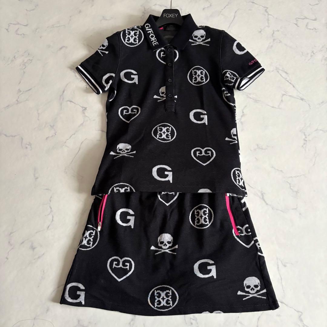 専用 G/FORE ジーフォア ポロシャツ スカート セットアップ スカル 36