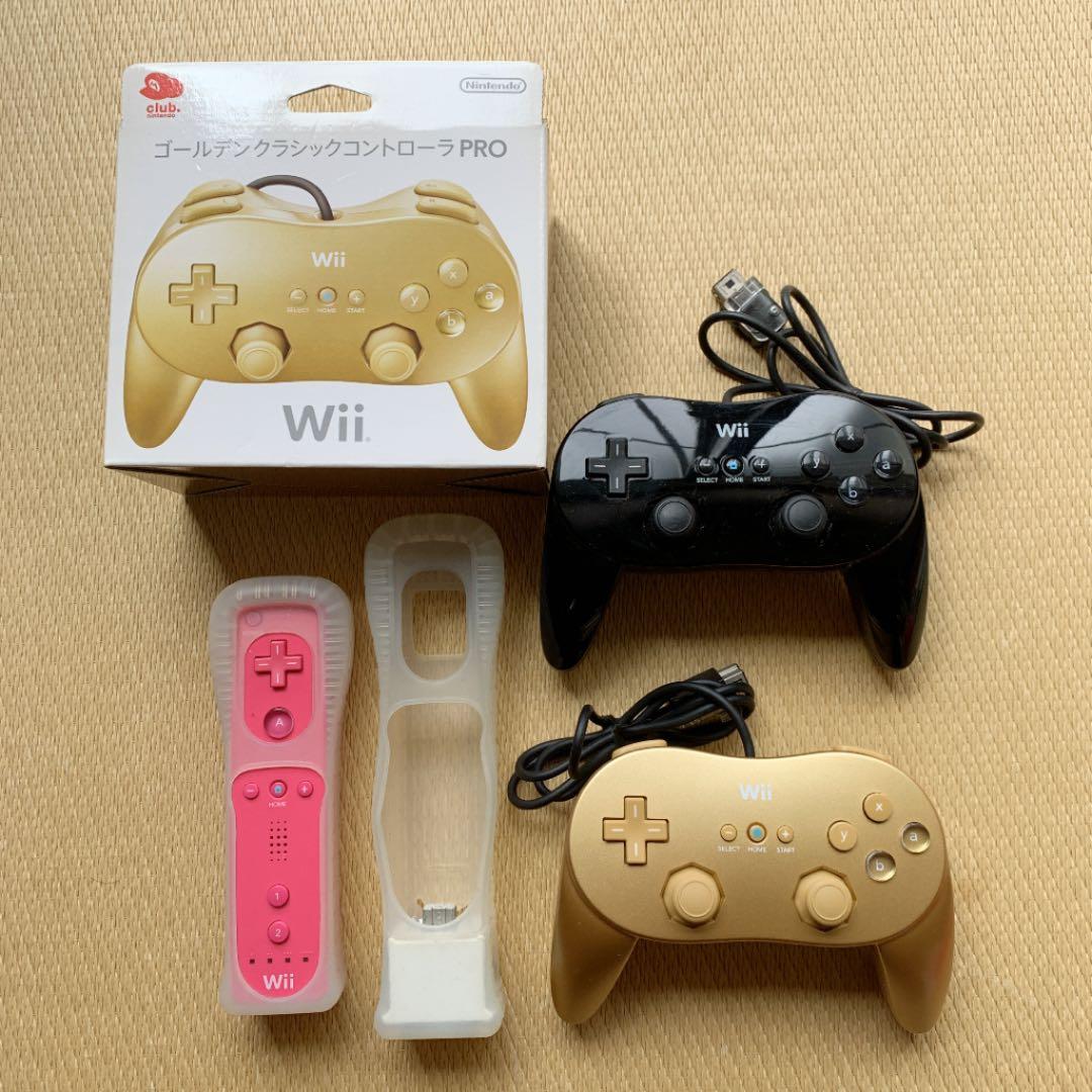 Nintendo Wii RVL-S-WD ソフト、限定コントローラーセット