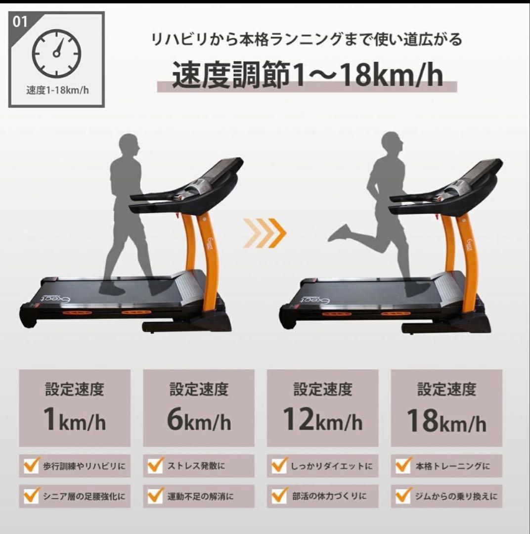 Exect Familiar GETUP5A　ルームランナー　HTR18-001