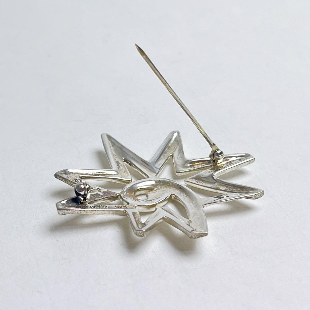 ティファニー　ボリューム　スター　ブローチ　925