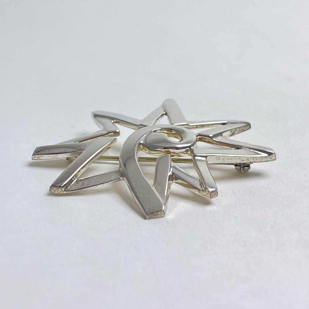 ティファニー　ボリューム　スター　ブローチ　925
