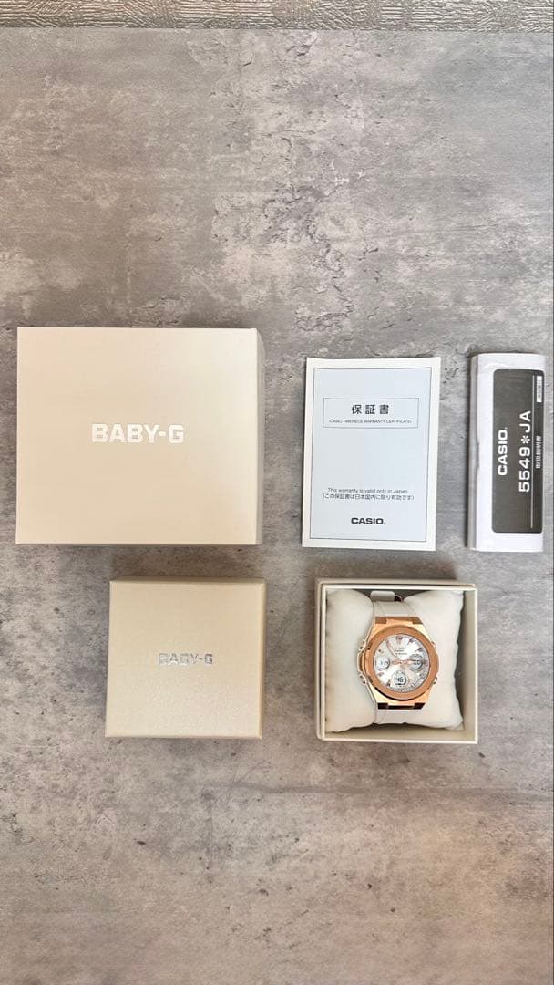 【新品】CASIO BABY-G G-MS MSG-W600G-7AJF