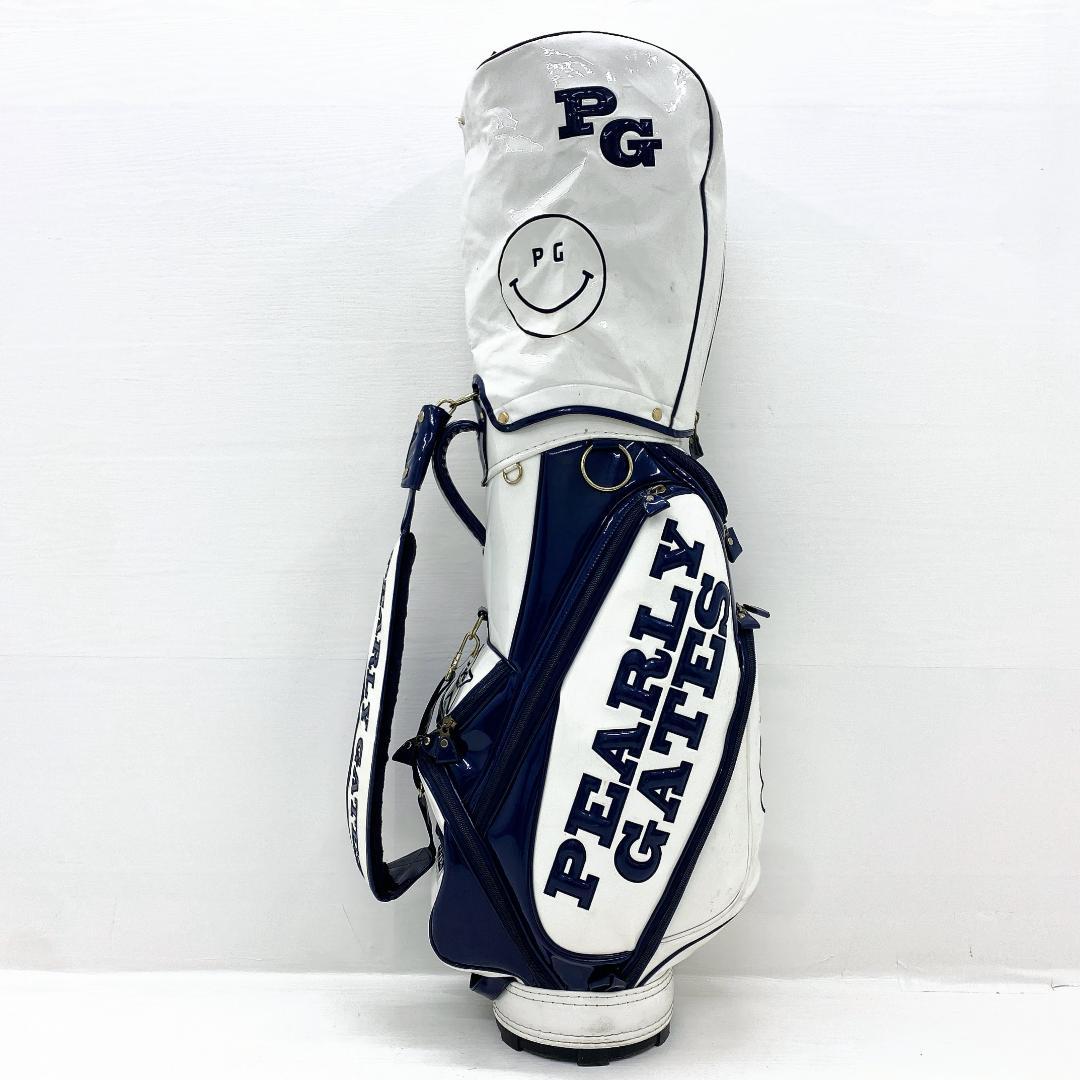 パーリーゲイツ 89 PG ロゴスマイル キャディバッグ ゴルフバッグ