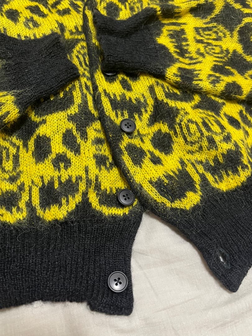 JEREMY SCOTT ジェレミースコット ドクロ柄 ノーカラージャケット