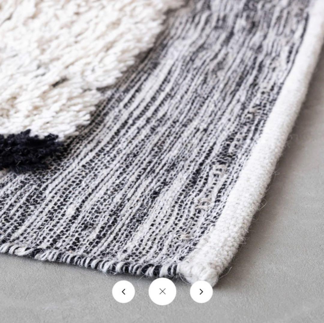 Rug Ruモロッコ風ラグ　新品未使用 140x200cm 完売人気商品です