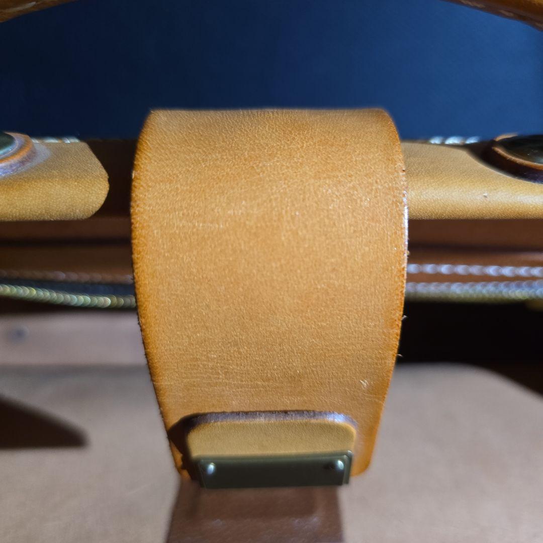 HERZ ヘルツ⭐ソフトダレスバッグ 本革 キャメル 鍵付き