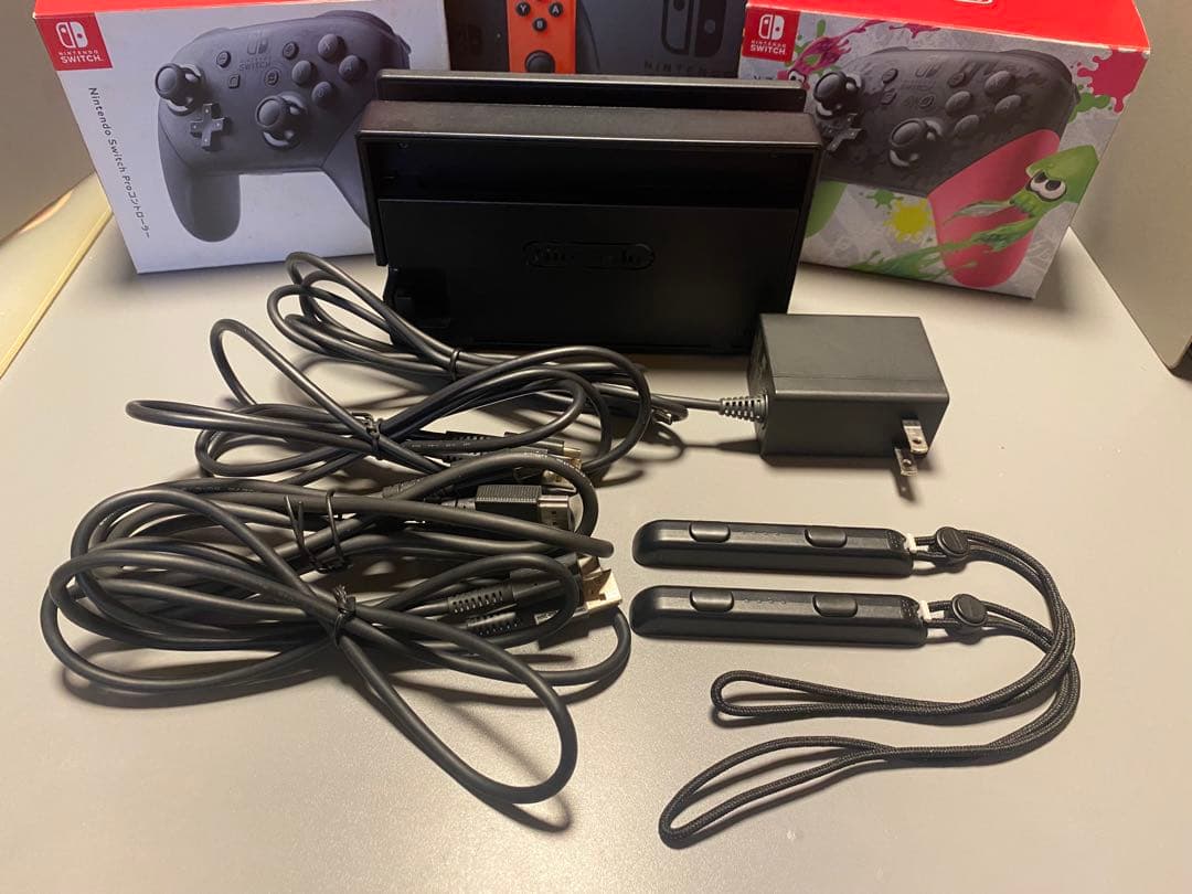 Nintendo Switch 本体 青/赤＋プロコン3台