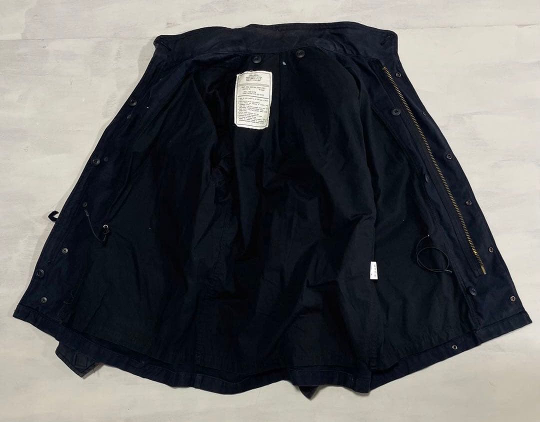 雰囲気抜群 日本製 HOUSTON M-65 フィールドジャケット　ブラック