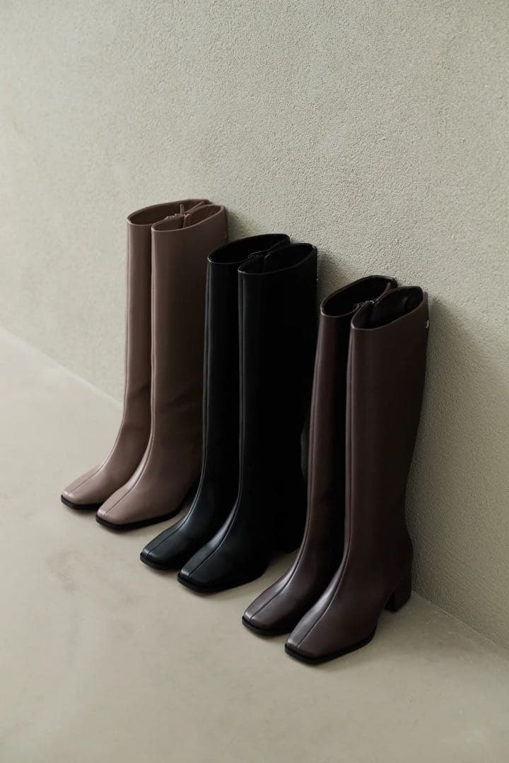靴 herlipto Back Slit Long Boots