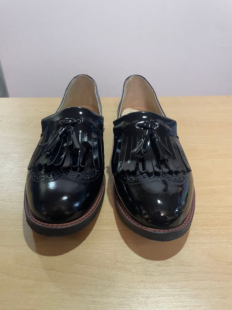 MARGARET HOWELL idea ブラックローファー 23cm