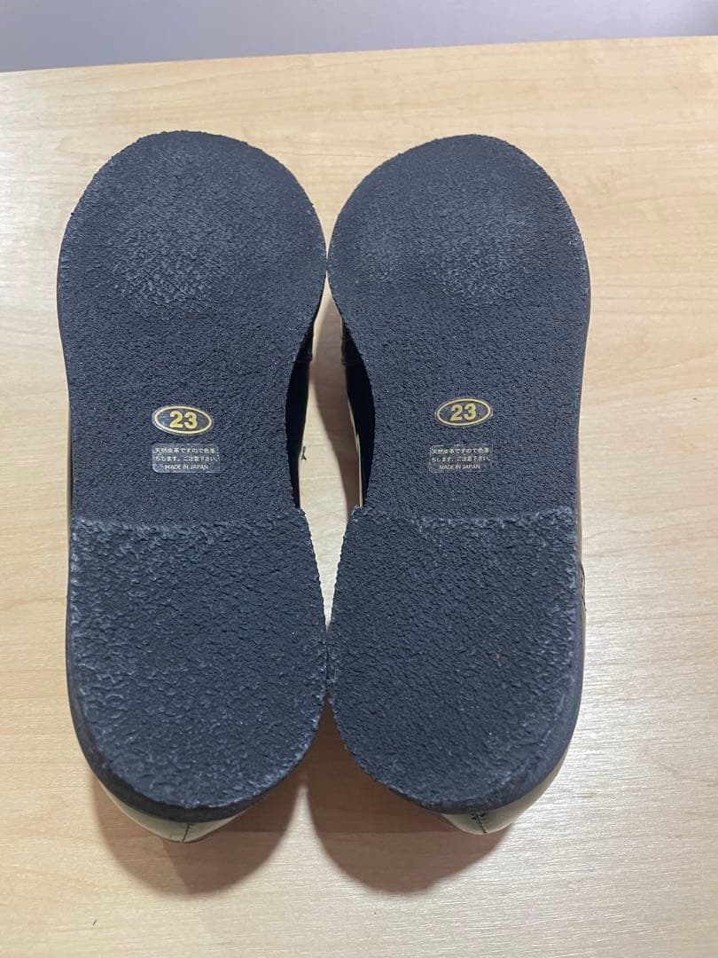 MARGARET HOWELL idea ブラックローファー 23cm