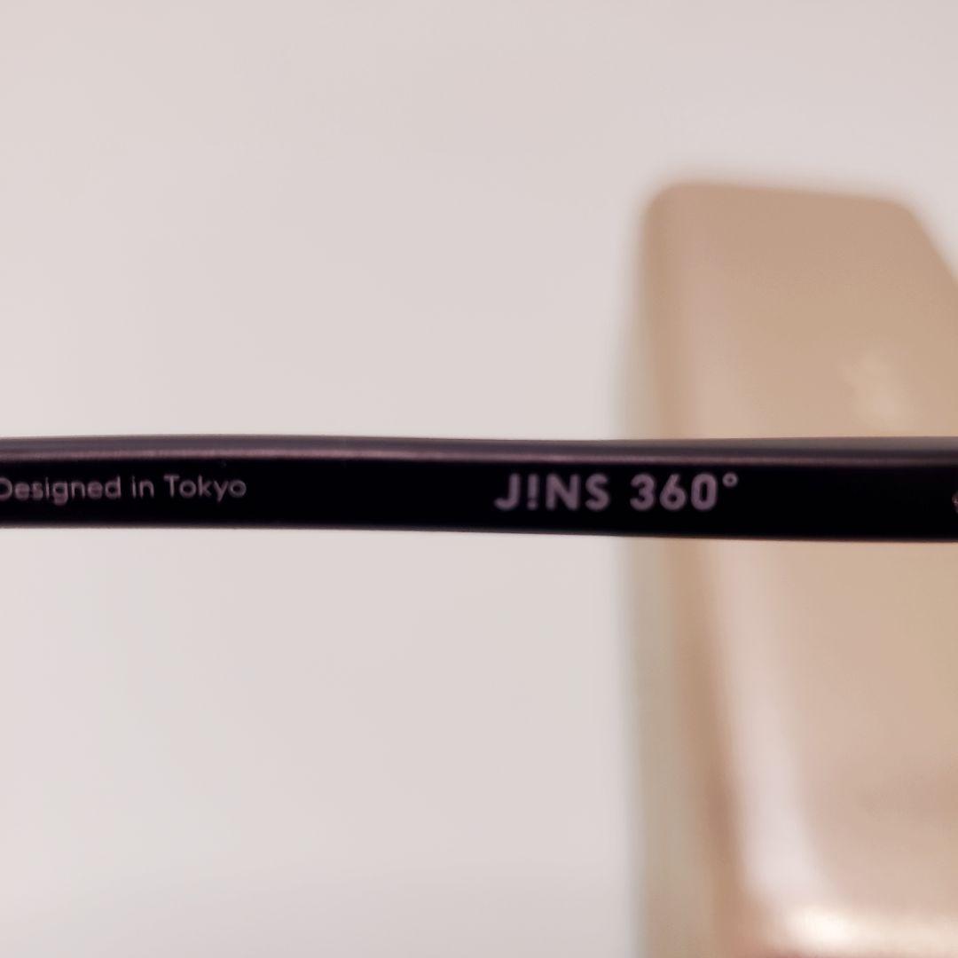 メガネ　JINS360　ブラック　美品