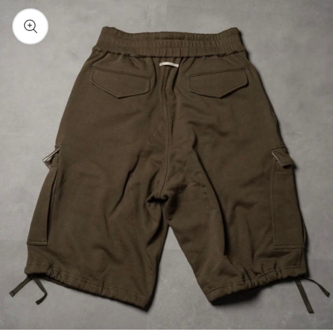 パンツ MAISON KINEMA Sweat cargo short pants