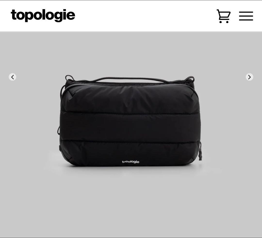 【Topologie 】ボトルサコッシュ ラージ（ストラップ付）