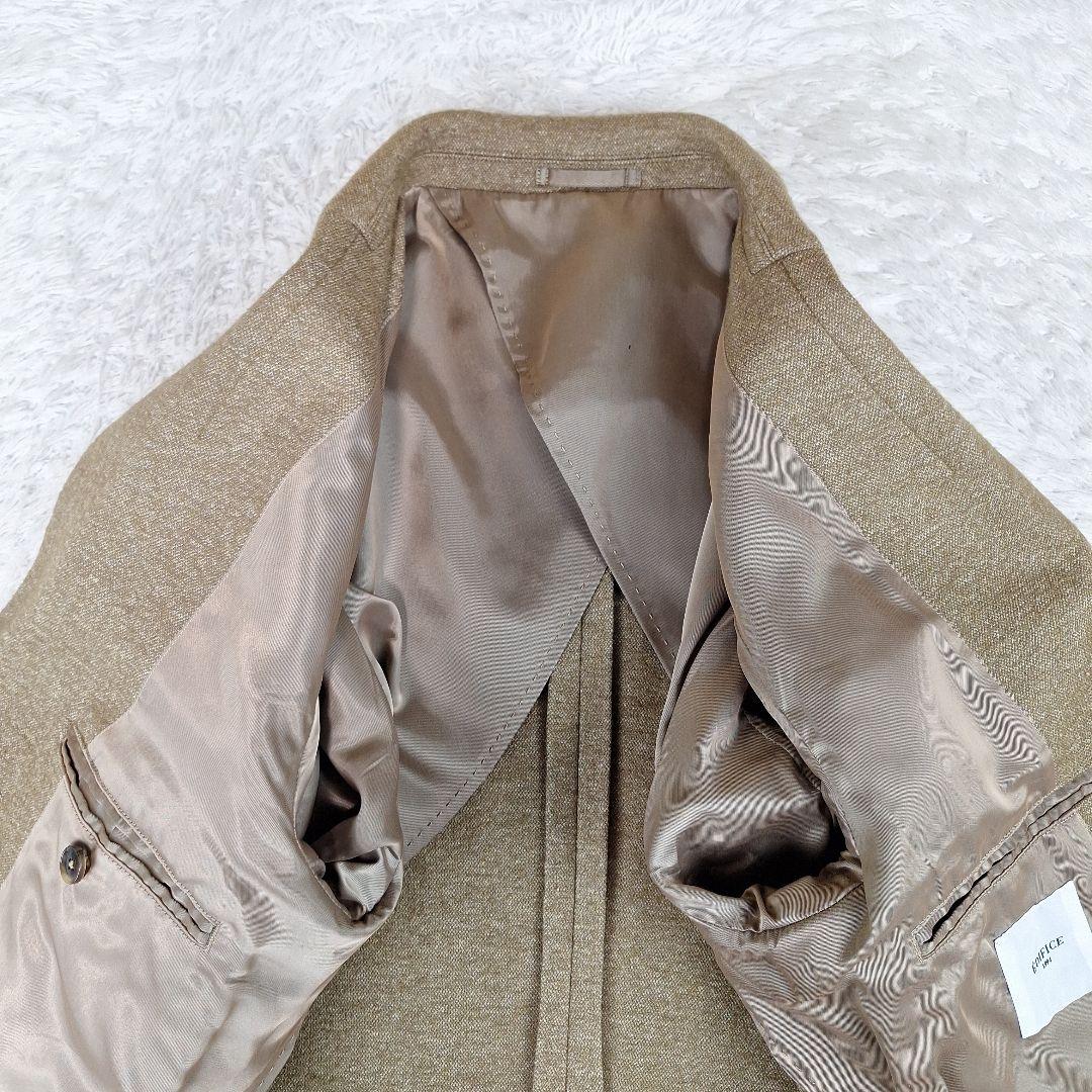 美品✨エディフィス　トラベルスーツ　ストレッチ　ブラウンカーキ　M