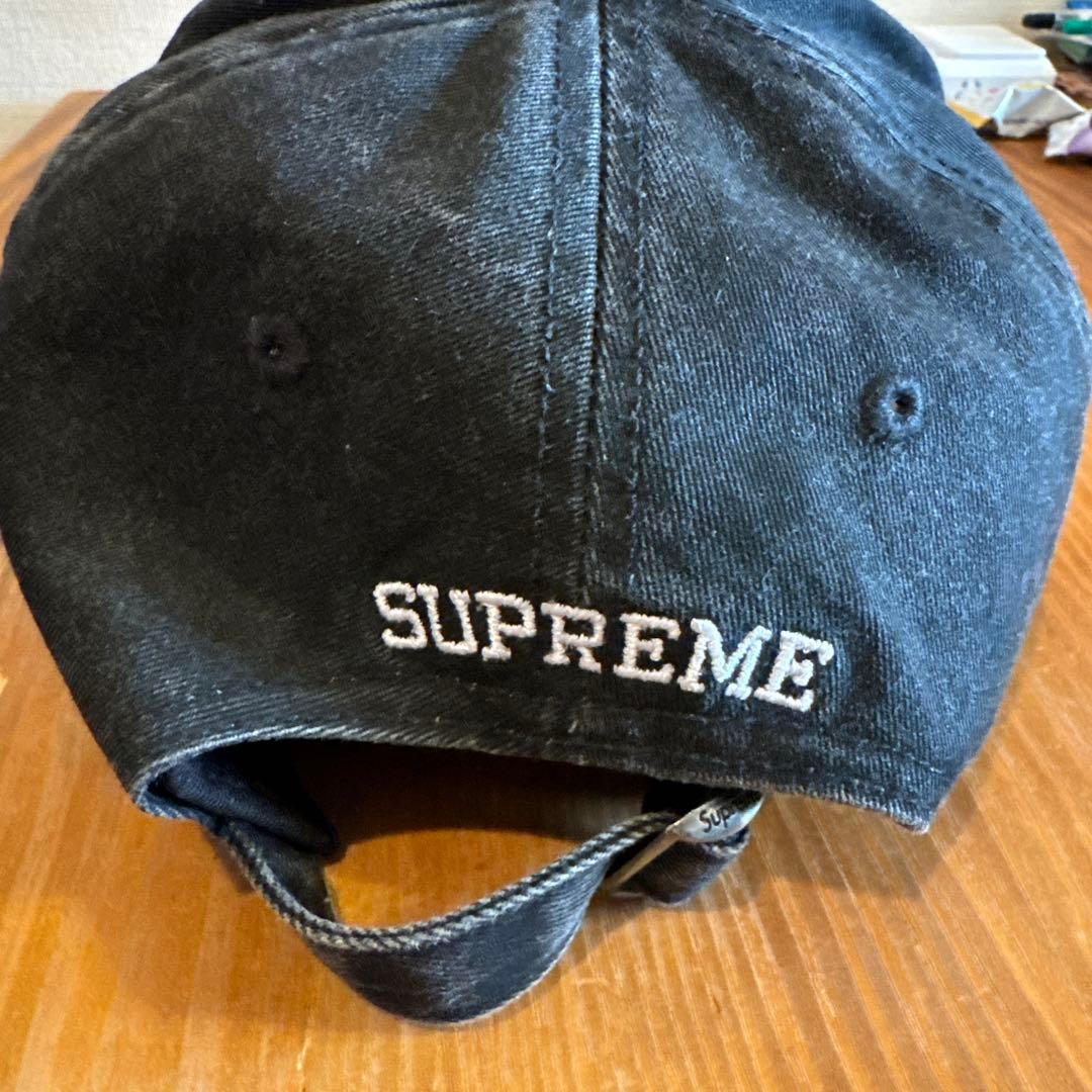 【希少】Supremeシュプリーム ウォッシュド デニム Sロゴ キャップ