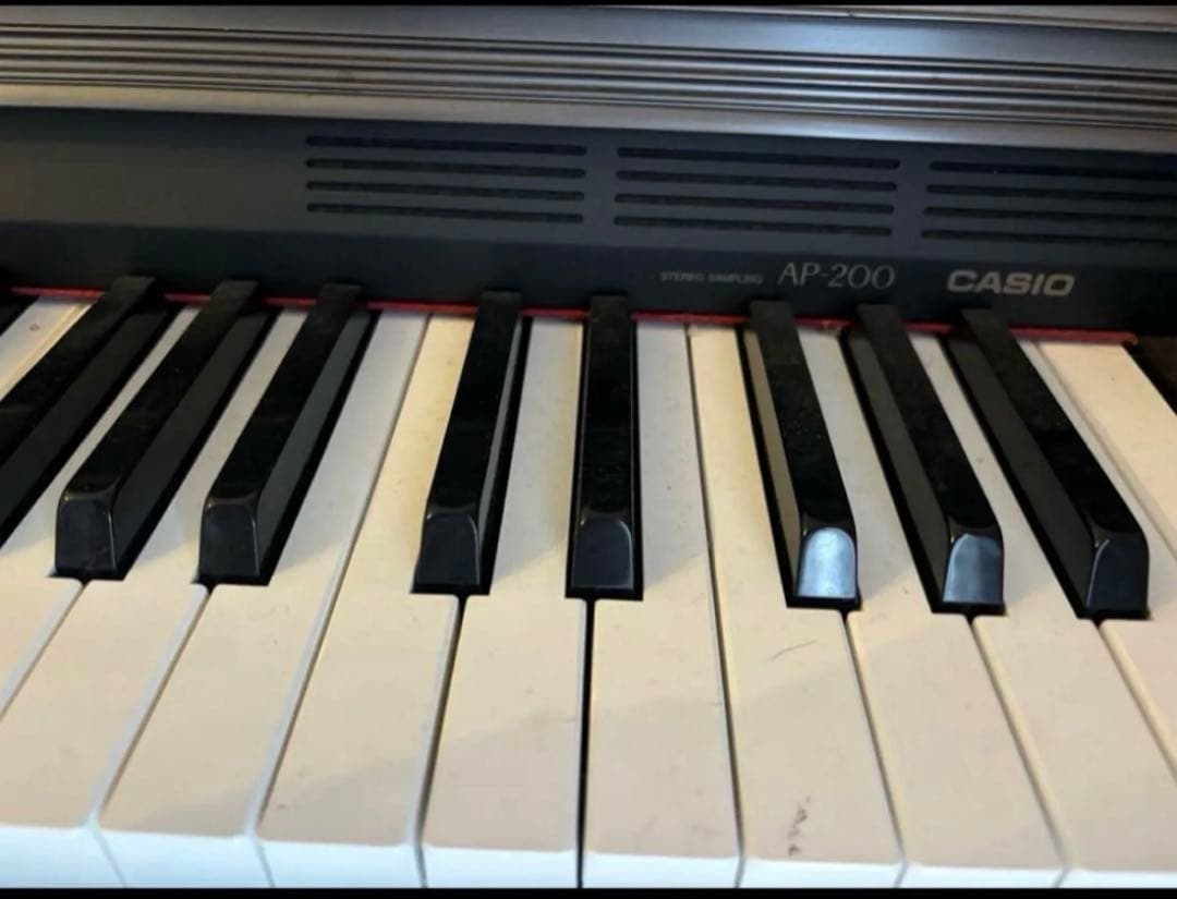 CASIO 電子ピアノ 黒色 椅子付き