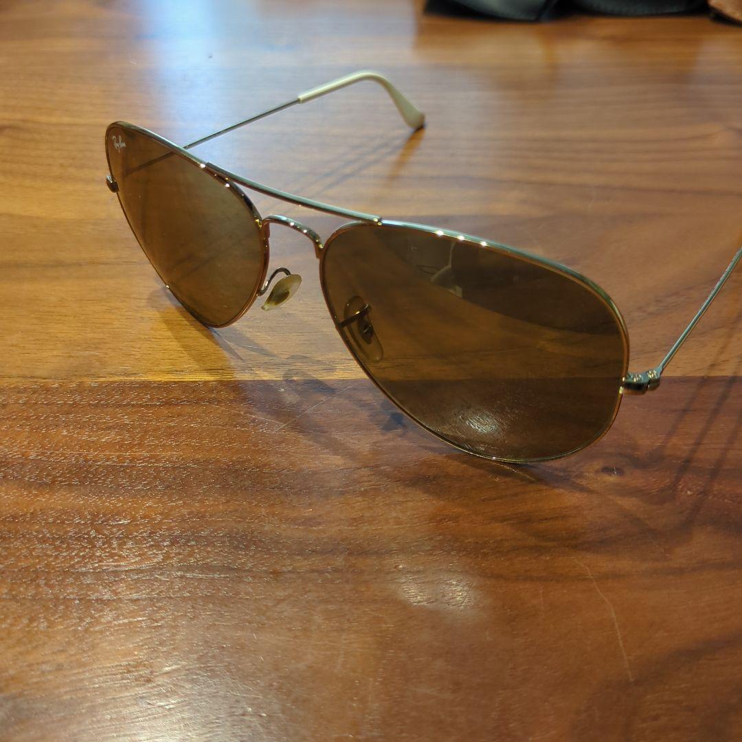 Ray-Ban RB3025 001/3Kゴールド アビエーター ミラーレンズ