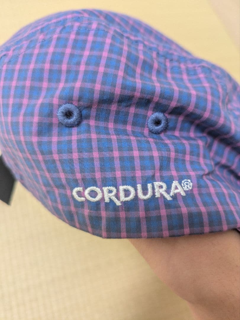帽子 Supreme Cordura Plaid Camp Cap Purple