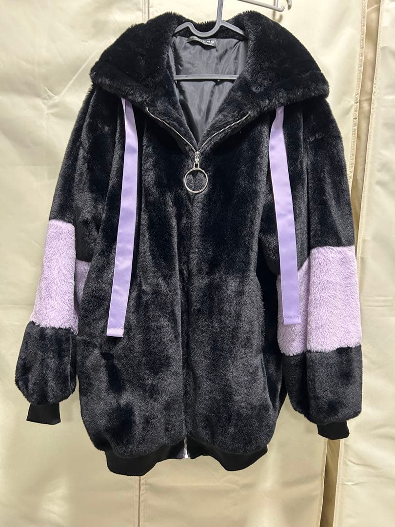 TRAVAS TOKYO ファーブルゾン パーカー