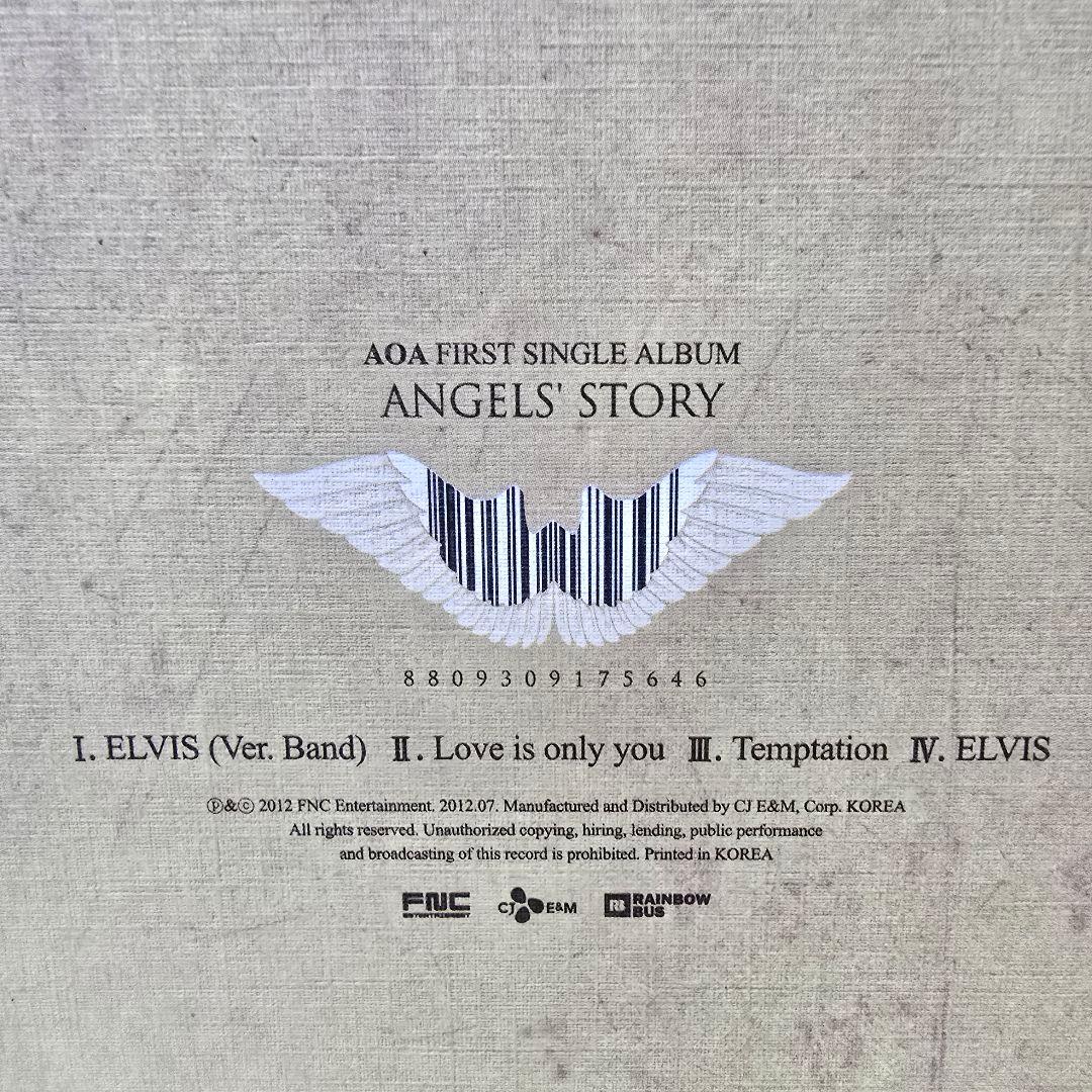 K-POP・アジア AOA ANGELS' STORY 1st SINGLE ALBUM ELVIS