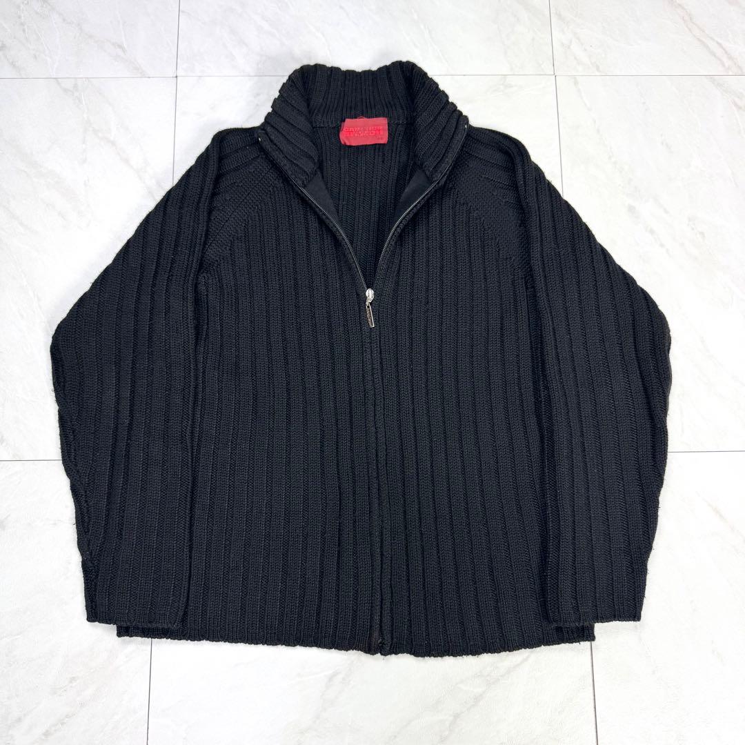 Jean Paul Gaultier ドライバーズニット フルジップ 46 黒