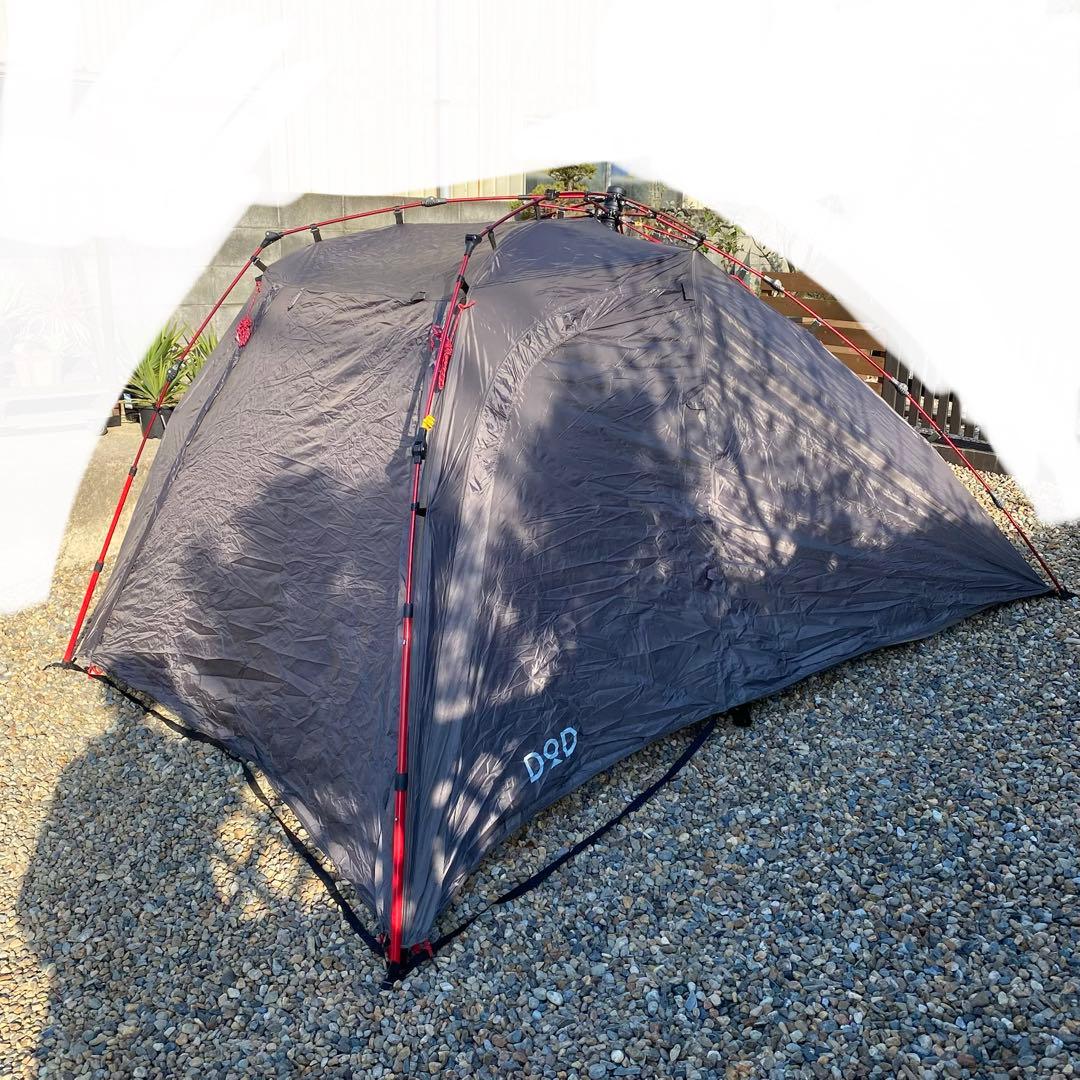 DOD ライダーズバイクインテント 【ツーリング仕様】 ワンタッチ 1-2人用
