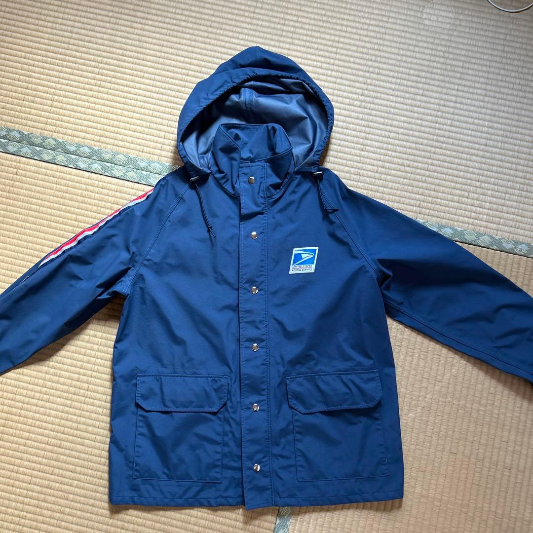 USPS goretex フード付きナイロンジャケット ダブルジップ