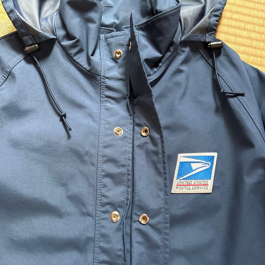 USPS goretex フード付きナイロンジャケット ダブルジップ