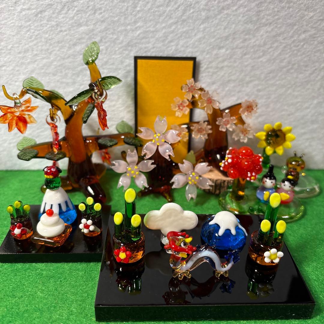 ★TM／TM★　ガラス細工　ミニチュア
