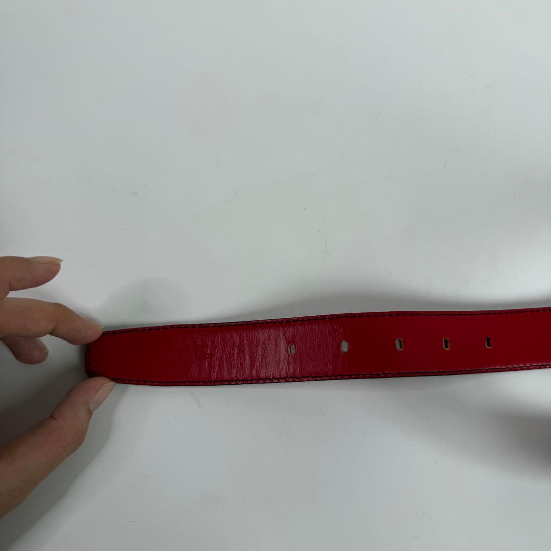 LOUIS VUITTON サンチュールクラシックエピ ベルト レッド C543