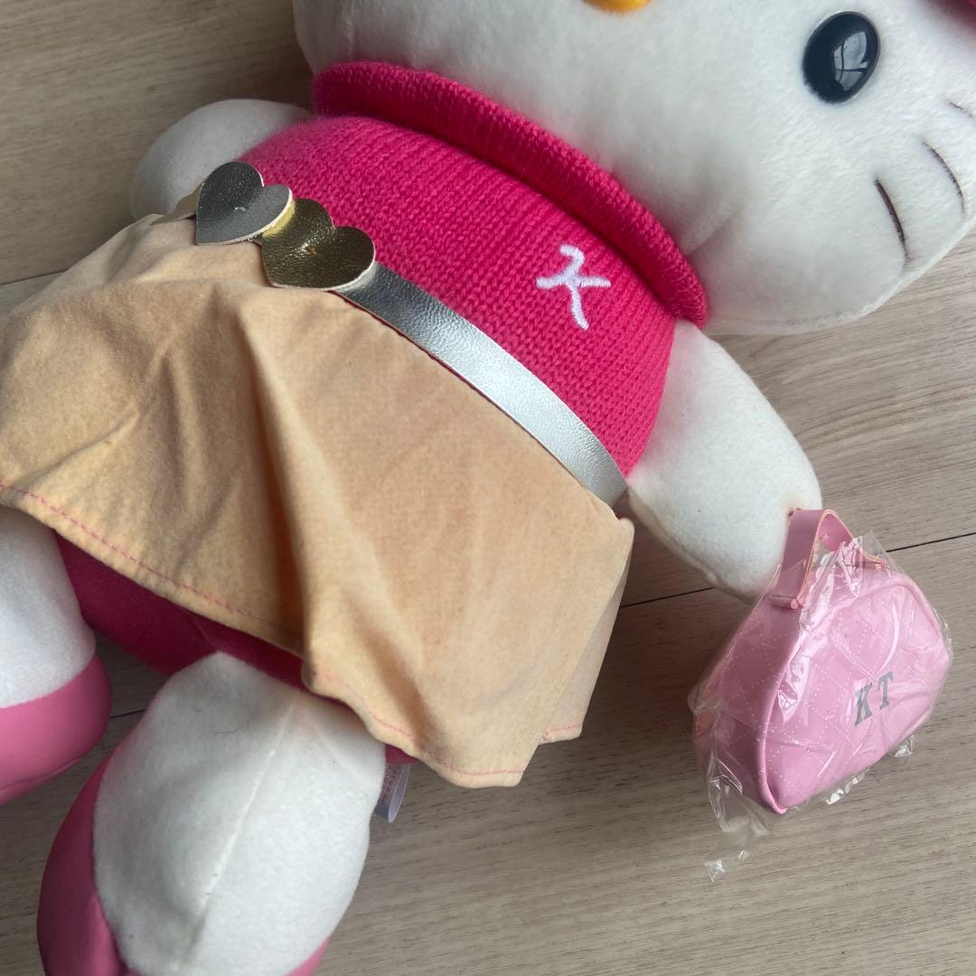 サンリオ　キティ ぬいぐるみ おでかけ　特大　平成レトロ　大きい　希少レア