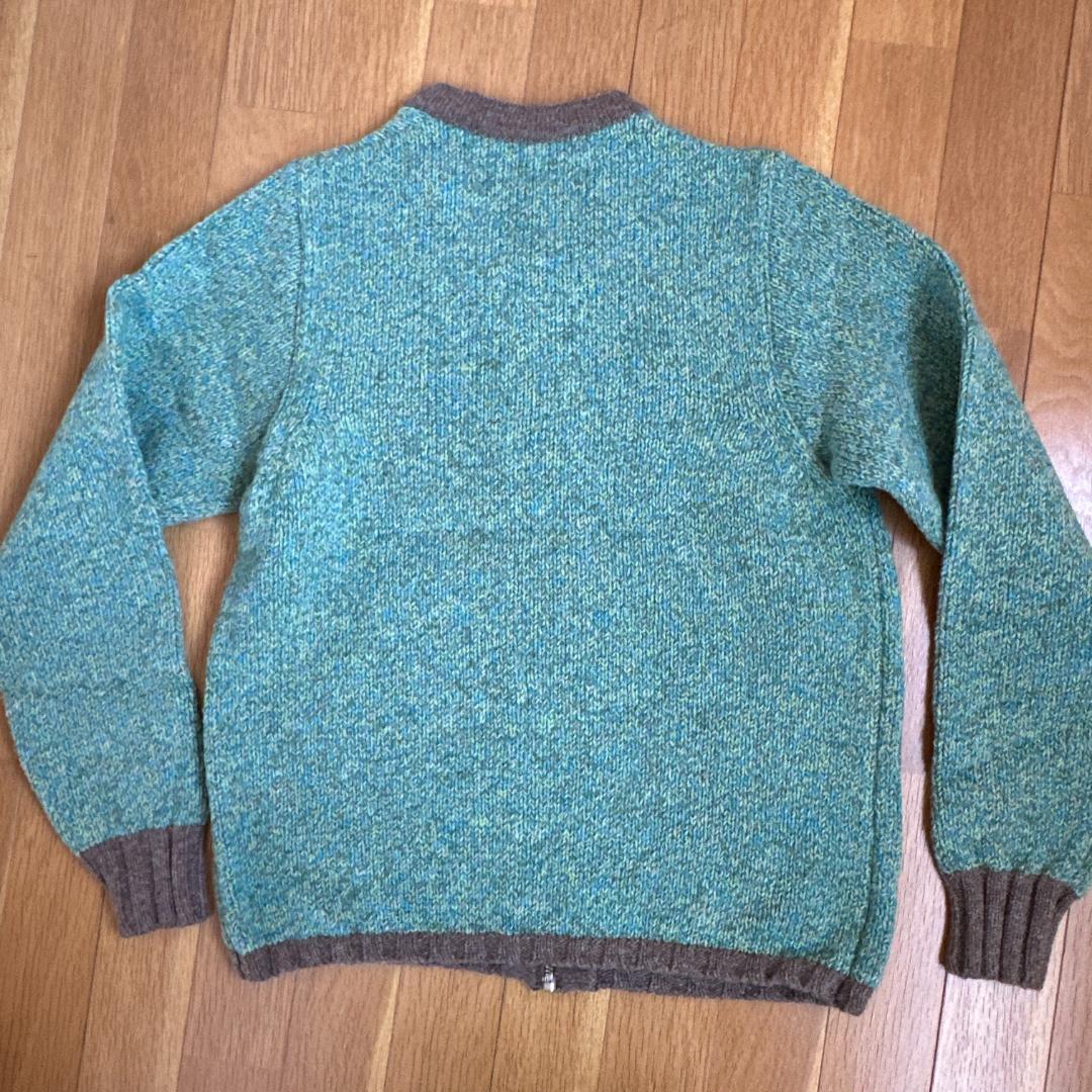 DRIES VAN NOTEN　配色　ジップニットカーデ