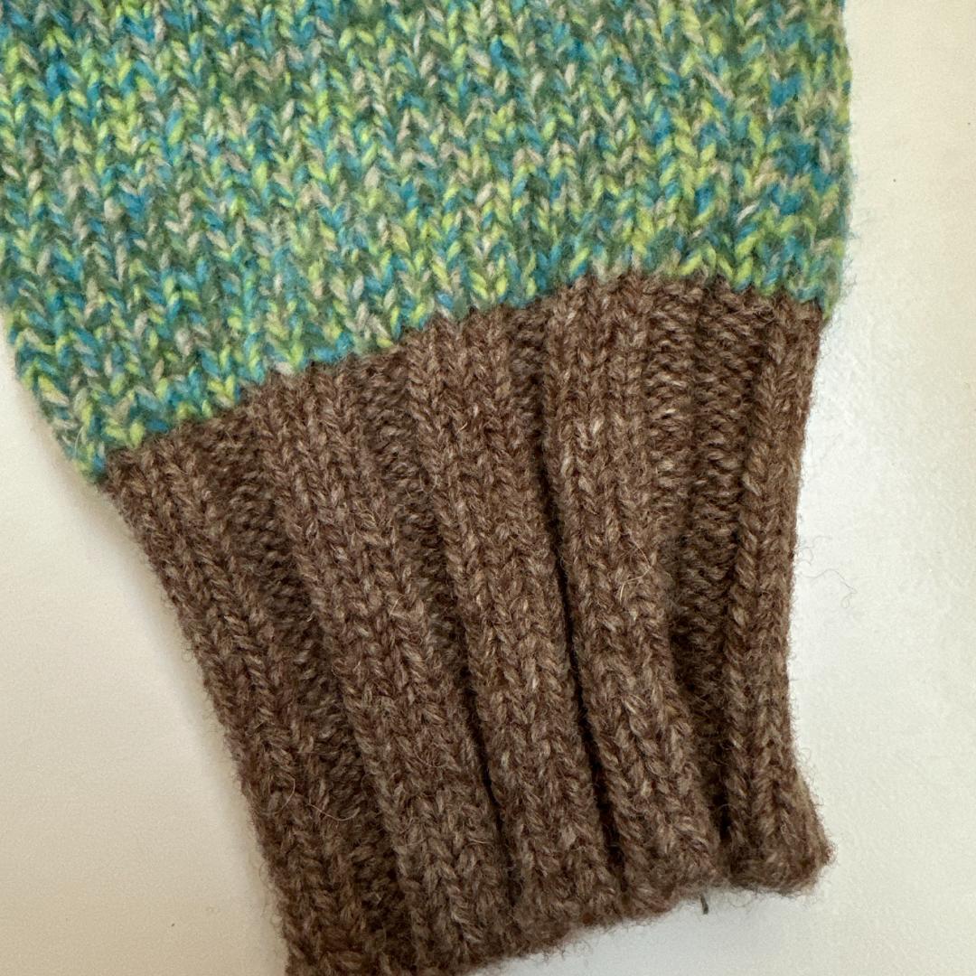 DRIES VAN NOTEN　配色　ジップニットカーデ