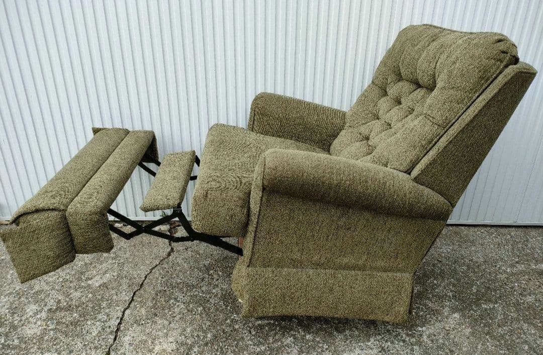 高級家具 LAZBOY レイジーボーイ オリーブグリーン リクライニングチェア