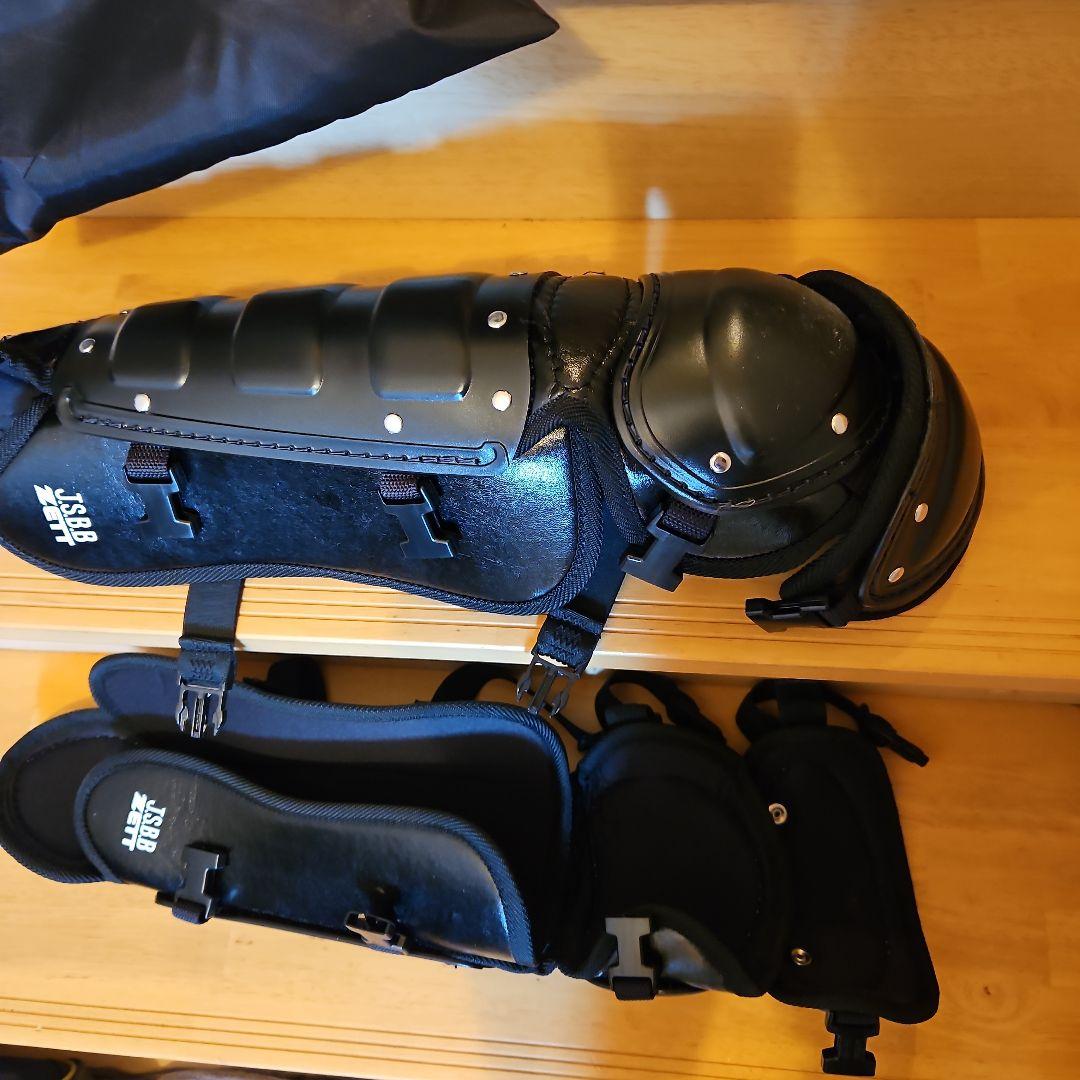 ZETT　軟式用キャッチャー防具セット1式6点+袋