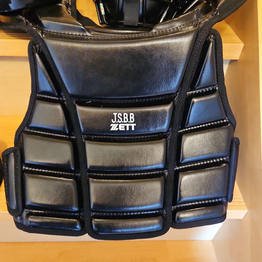 ZETT　軟式用キャッチャー防具セット1式6点+袋