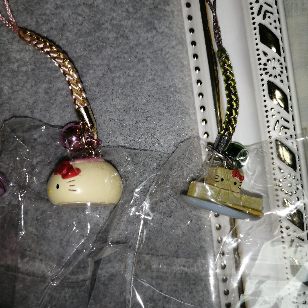 ハローキティ　根付け　和菓子　5種