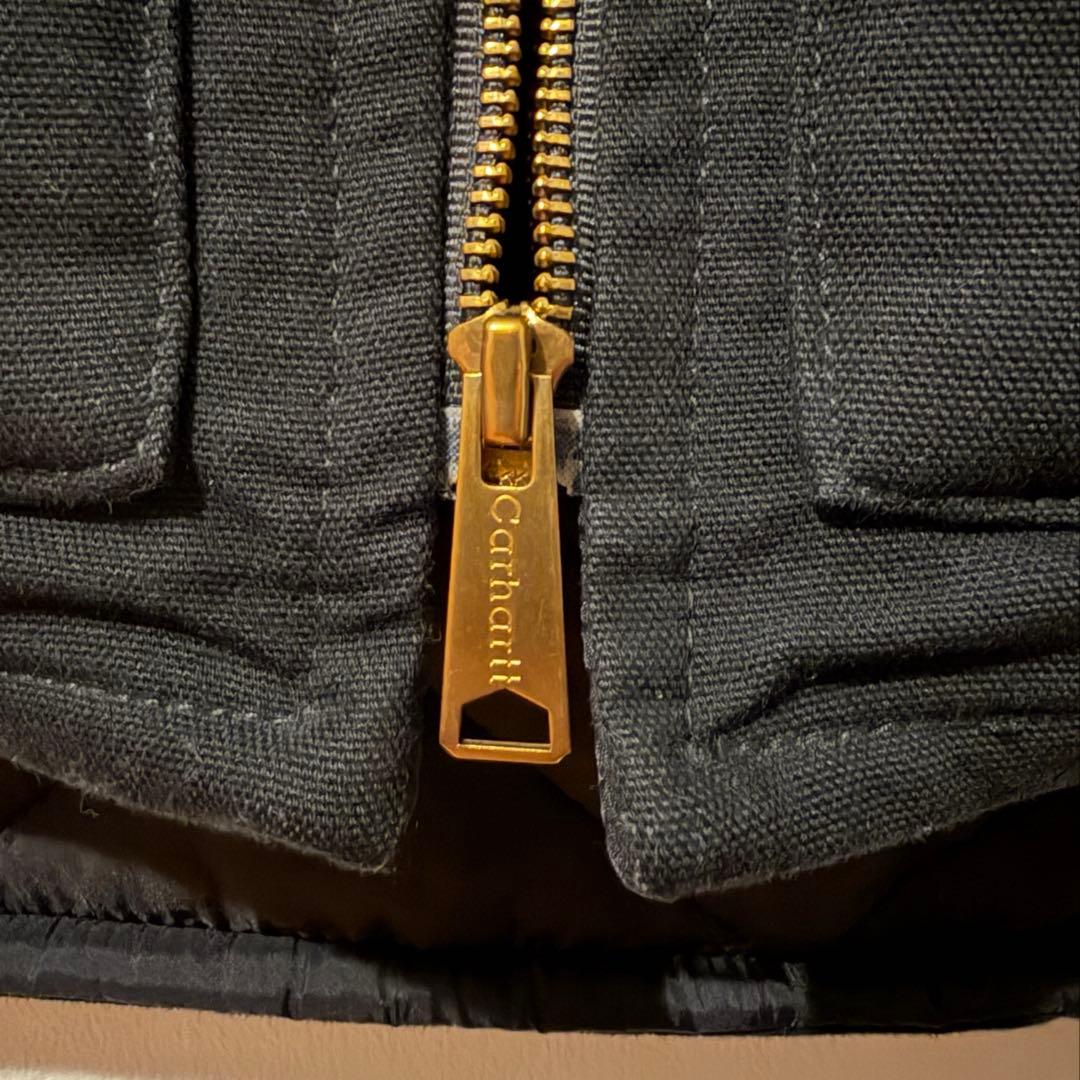 極美品Carhartt カーハート ダックベスト M 黒 メキシコ製