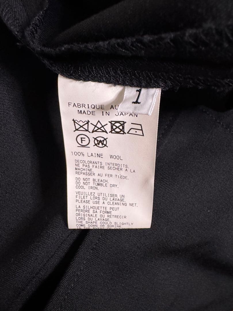 YOHJI YAMAMOTO HOMME Reギャバ定番ヒモパンツ