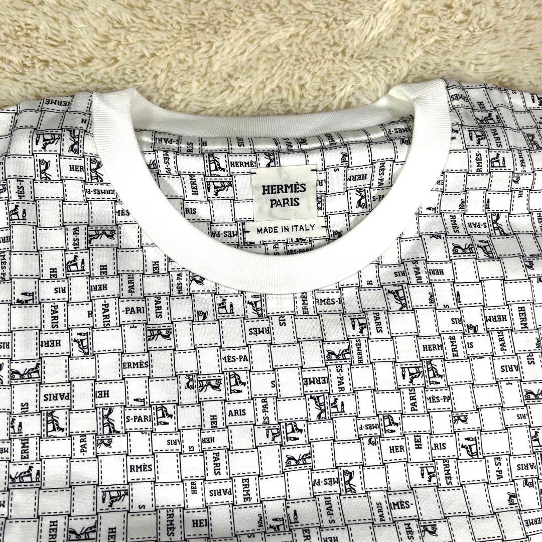 『未使用品』HERMES エルメス ボルデュック・チェック ドレス 34