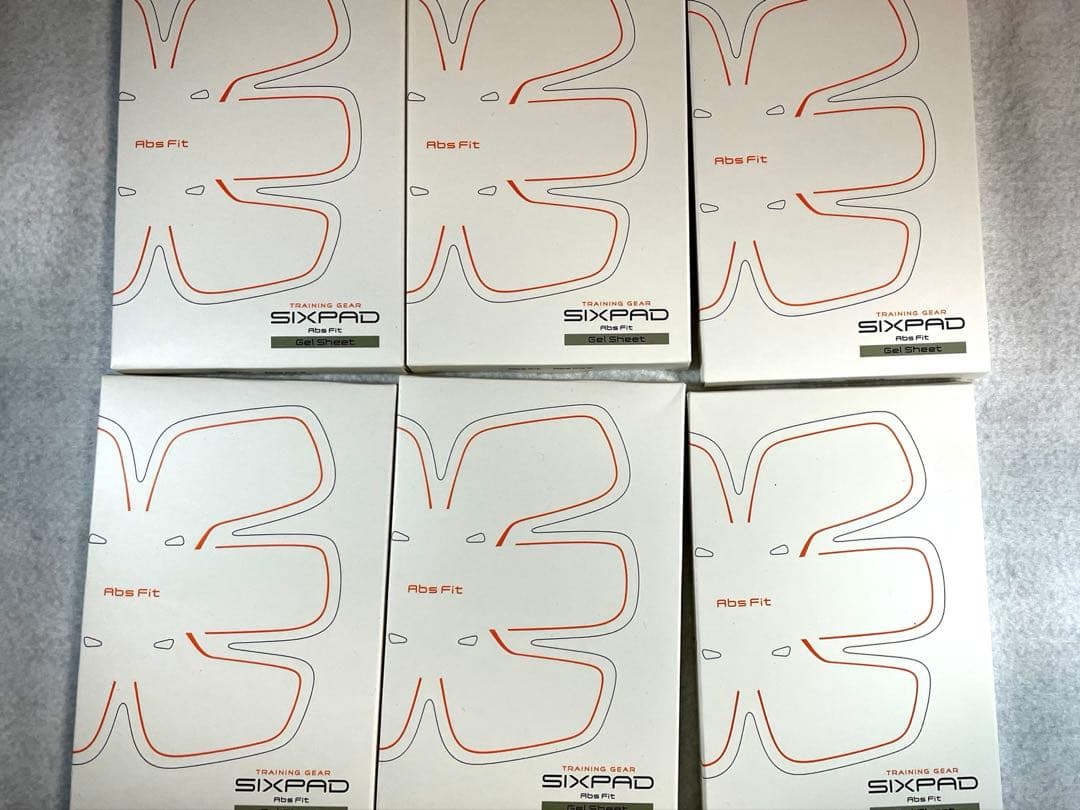 SIXPAD Abs Fit コンパクト アブズ専用高電導ジェルシート6枚入６箱