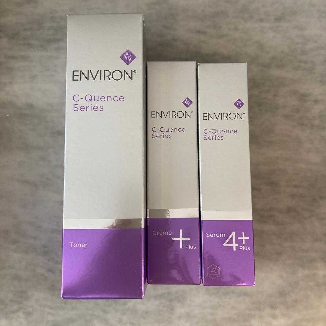 エンビロン ENVIRON C－クエンス トーナー　クリーム+　セラム4+