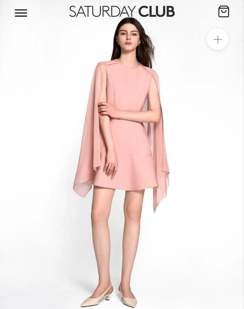 Saturday Club ノースリーブチュールツーウェイワンピース XXS