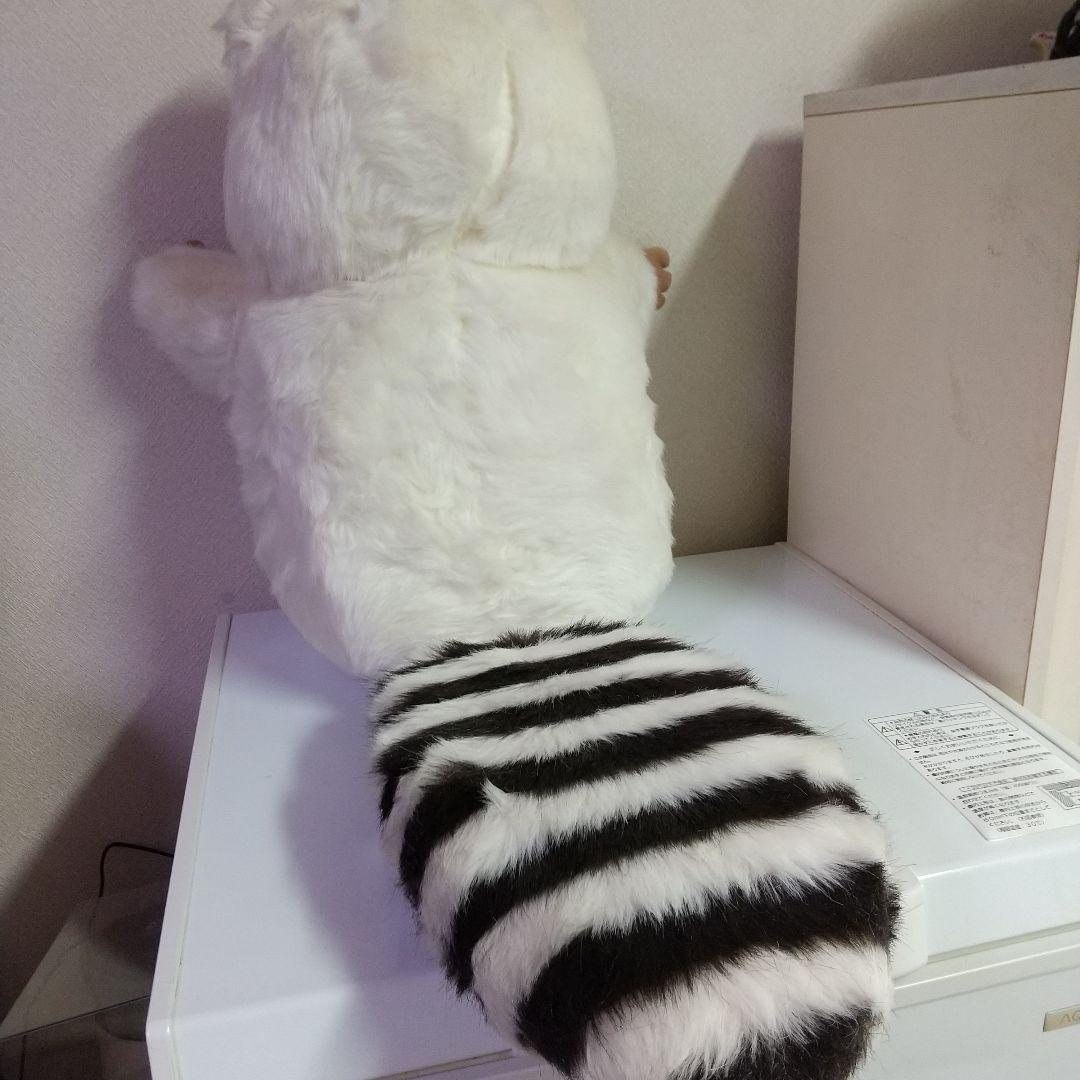ジョイフルメイト TAKENOK 超特大 アライグマ ぬいぐるみ 白 レトロ