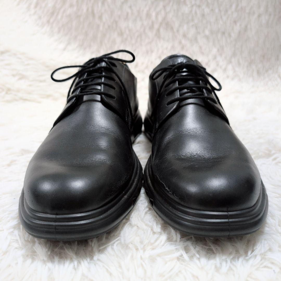 【美品】エコー ゴアテックス ビジネスシューズ ブラック 28.5cm